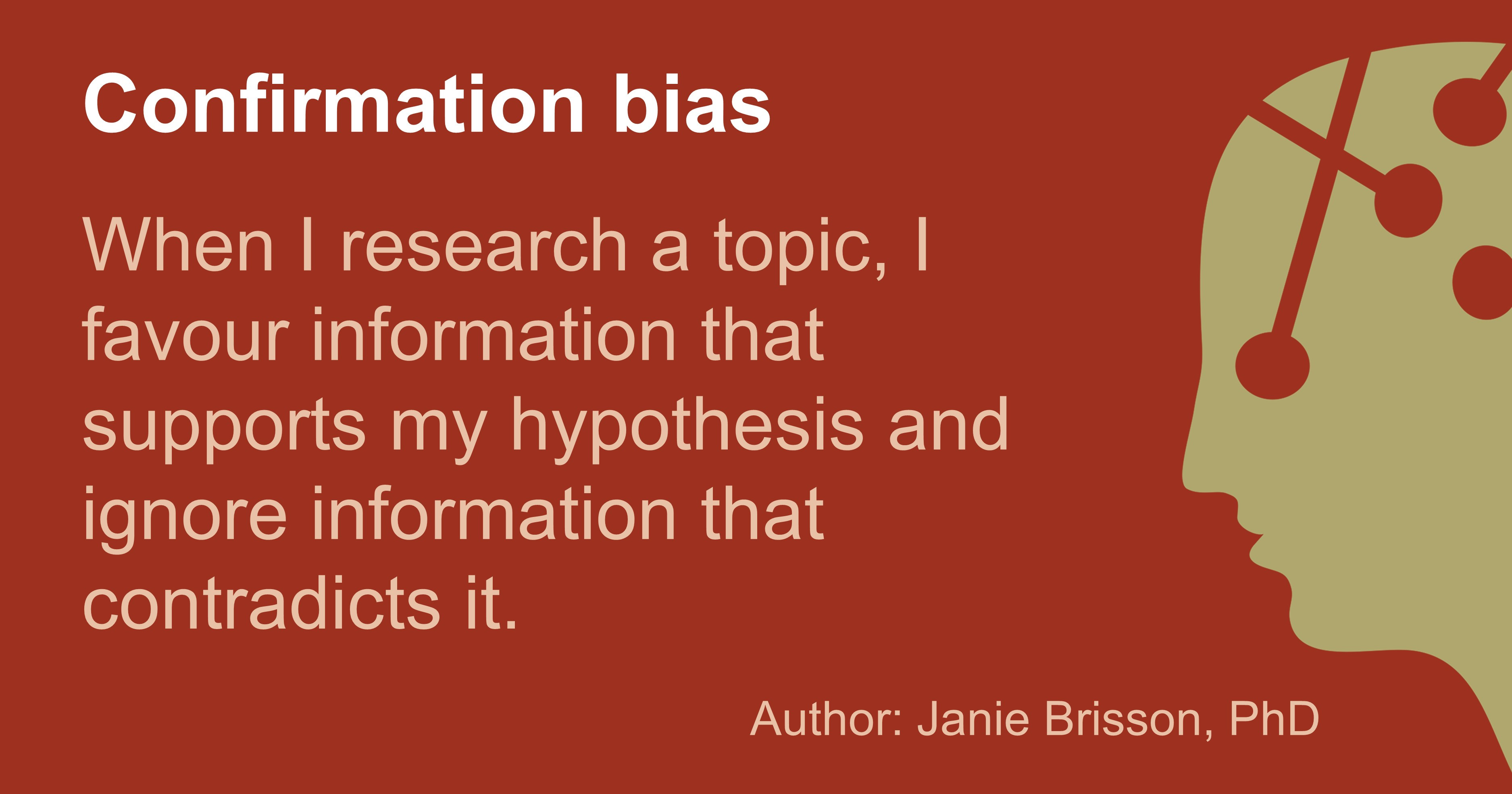 Confirmation bias Shortcuts